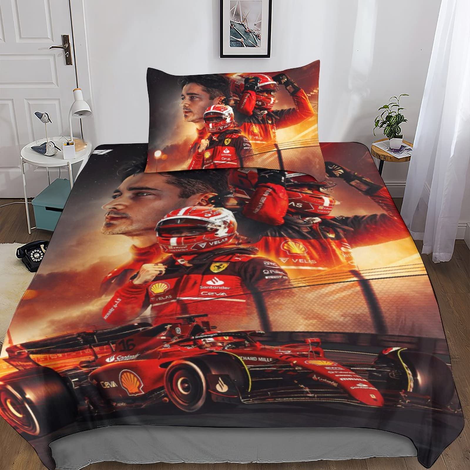 Personnalité Formule 1 Housse De Couette Lavable Literie