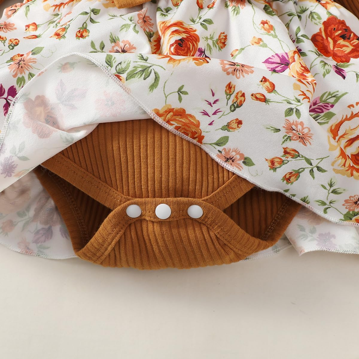 Niemowlęta noworodka dziewczynka długie rękawy kwiaty śpioszki w kratę paski sukienka jednoczęściowy strój Playsuit bodysuit, casualowa sukienka na urlop