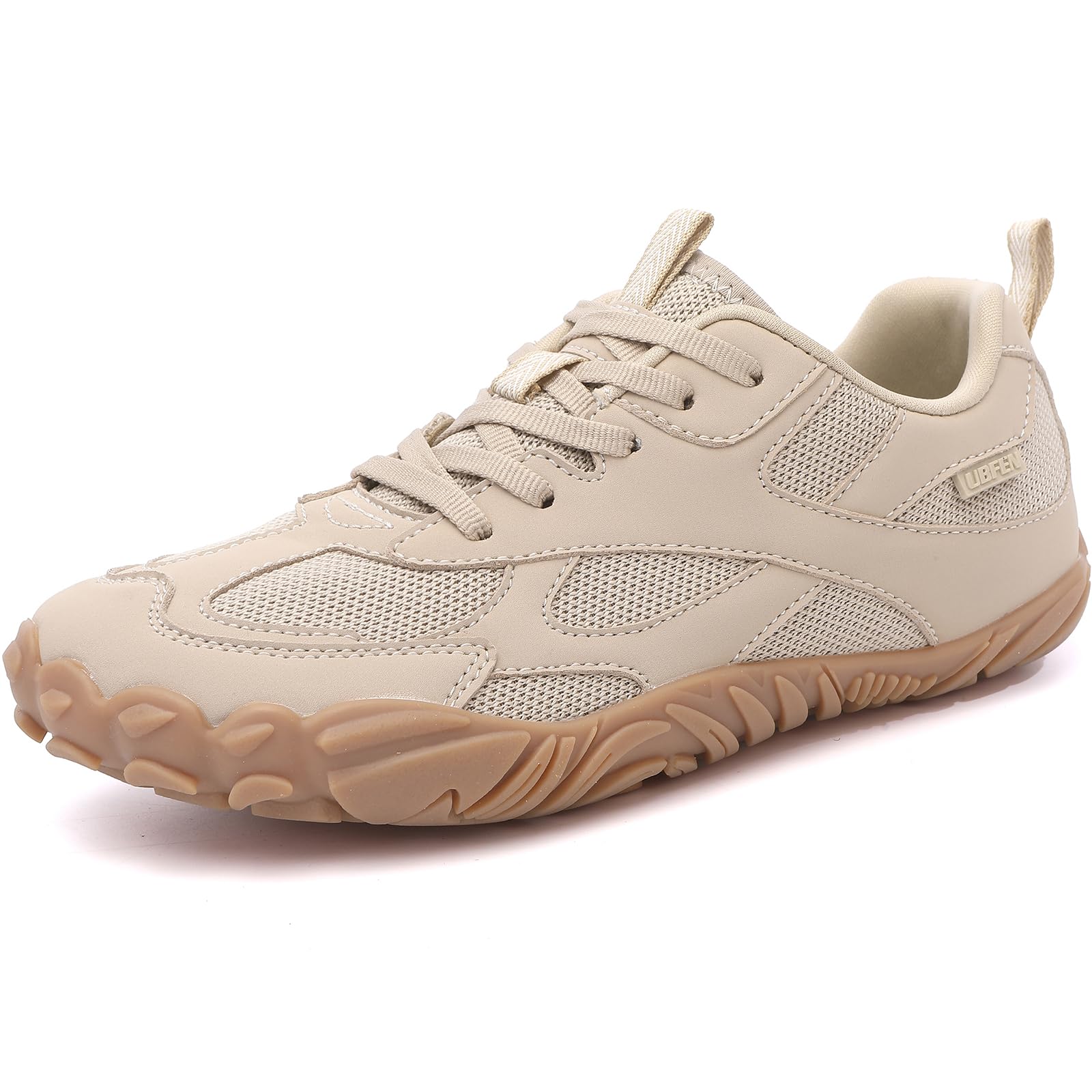 UBFEN Womens Barefoot Shoes Minimalist Zero Drop Wide Toe Box Sneakers | Laces Up, Lightw…
