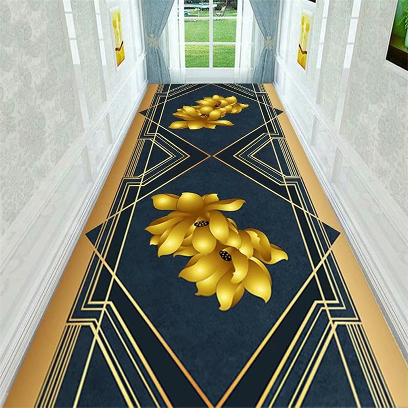 Ditanhuo #5 Contemporary Hallway Runner Rug, Multiple Lengths 100-600Cm, Carpet Runner,1M X 3M