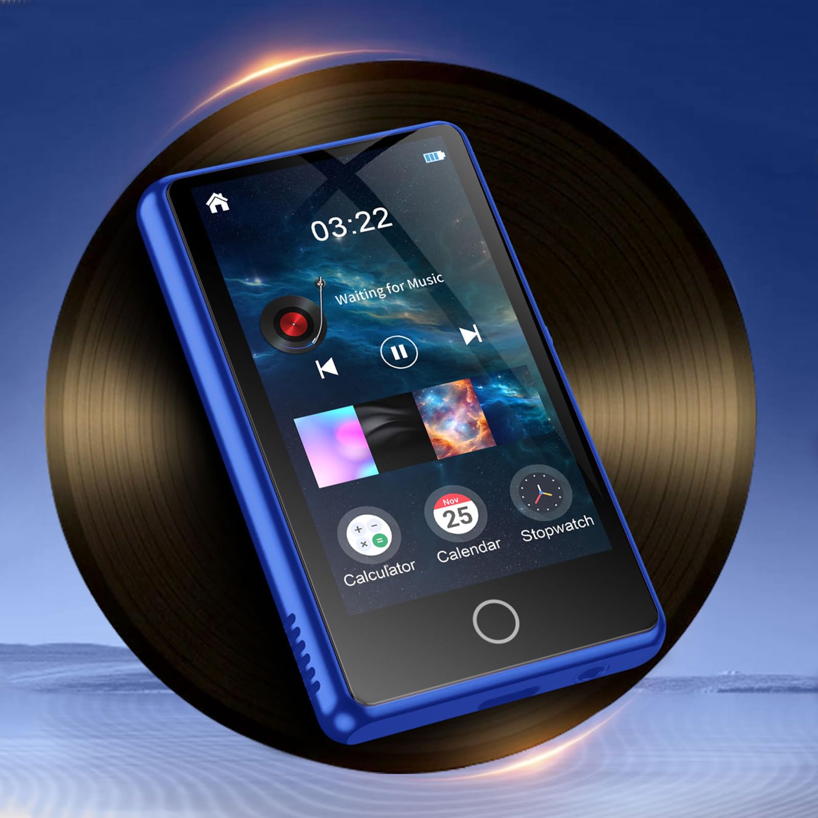 Registratore vocale Radio FM MP3 Supporta fino a 512 GB TF Card (non inclusa) No Wifi Nessun gioco BT 5.0 MP3 Lunga durata della batteria Espandibile Storage per bambini adulti
