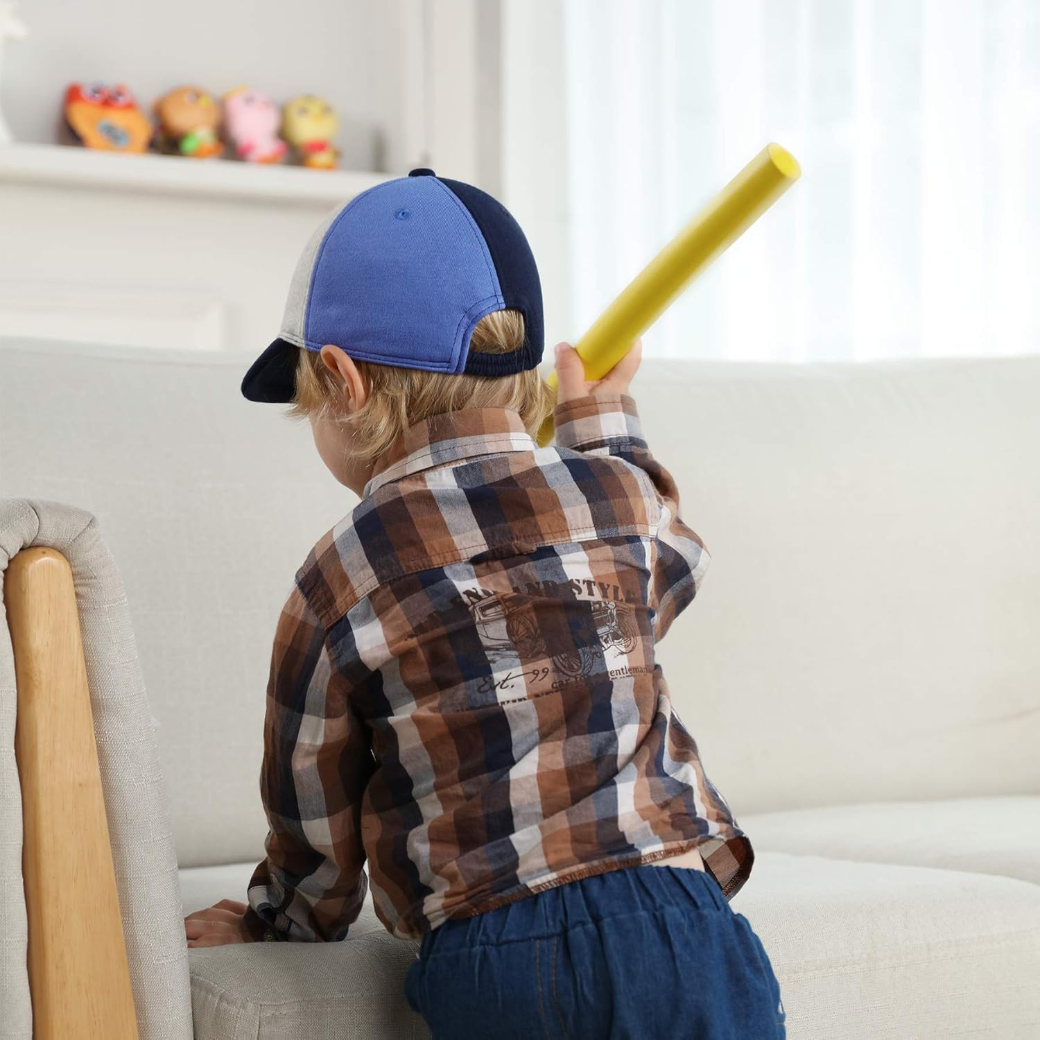 Keepersheep Baby Baseball Cap Infant Sun Hat, Cotton Knit with Soft Brim, Adjustable Soft Newborn Toddler Cap - Image 3