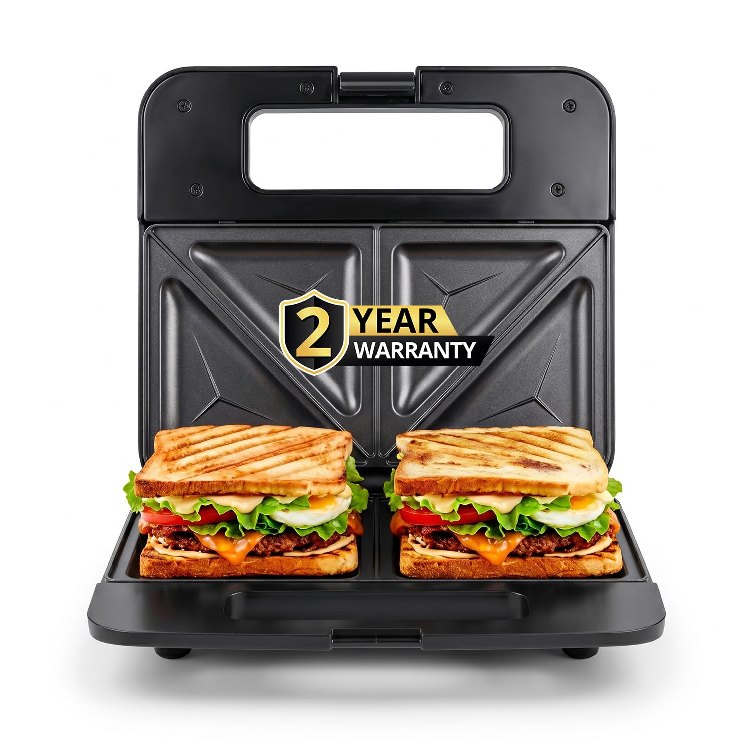 iBELL SM410N Sandwich Maker with Non Stick Sandwich Plates Grill & Toast, Electric, Nonstick, 800 Watt (Black)-image-35