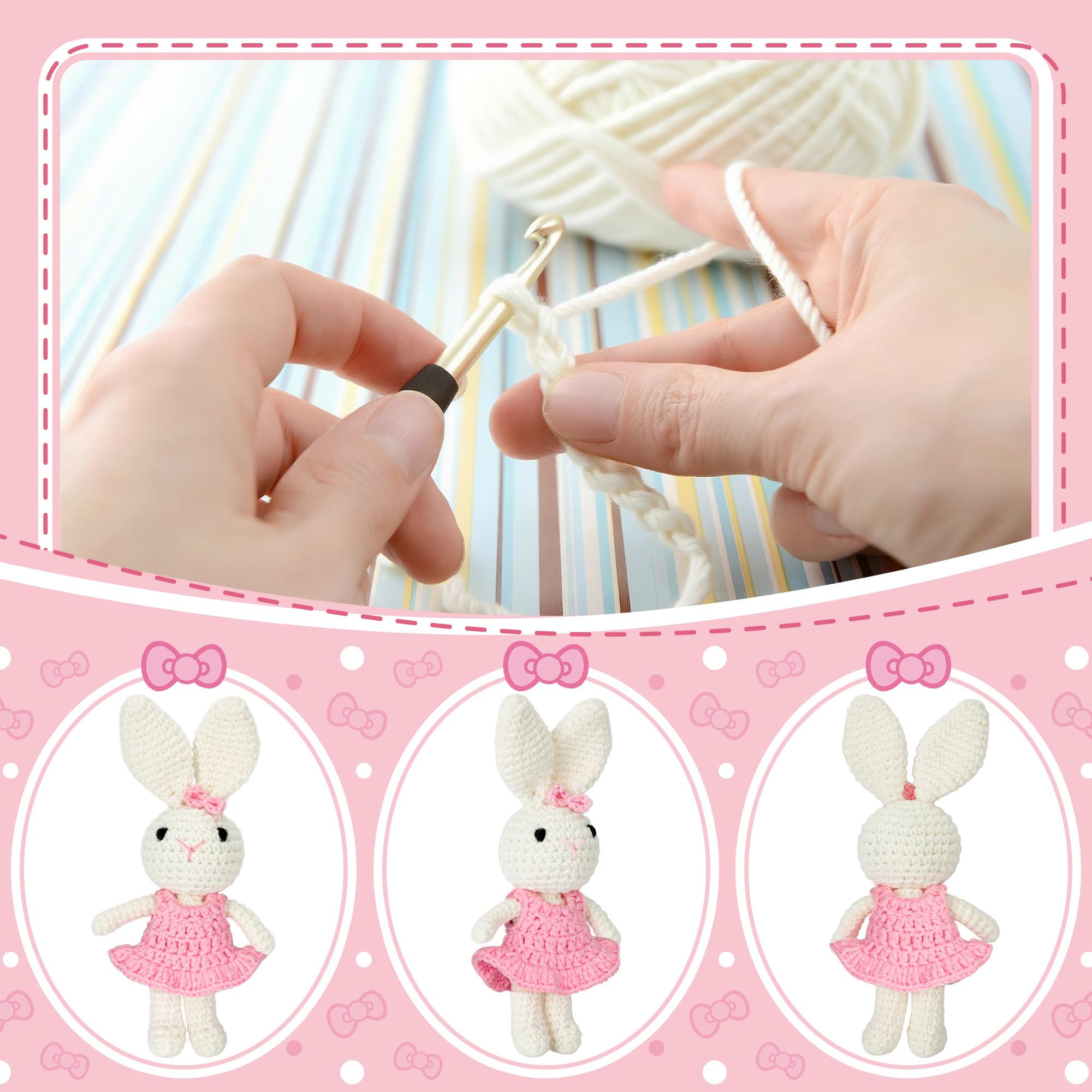 Big Sister Crochet Gifts for Girls, Big Sister Little Sister Doll Gift Set to Celebrate Little Girls Promoted to Sister, Gifts for Older Siblings of New Baby
