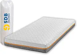 Colchão Solteiro De Molas Ensacadas 78x178x13cm Espuma D33 SDB Colchões (Laranja)