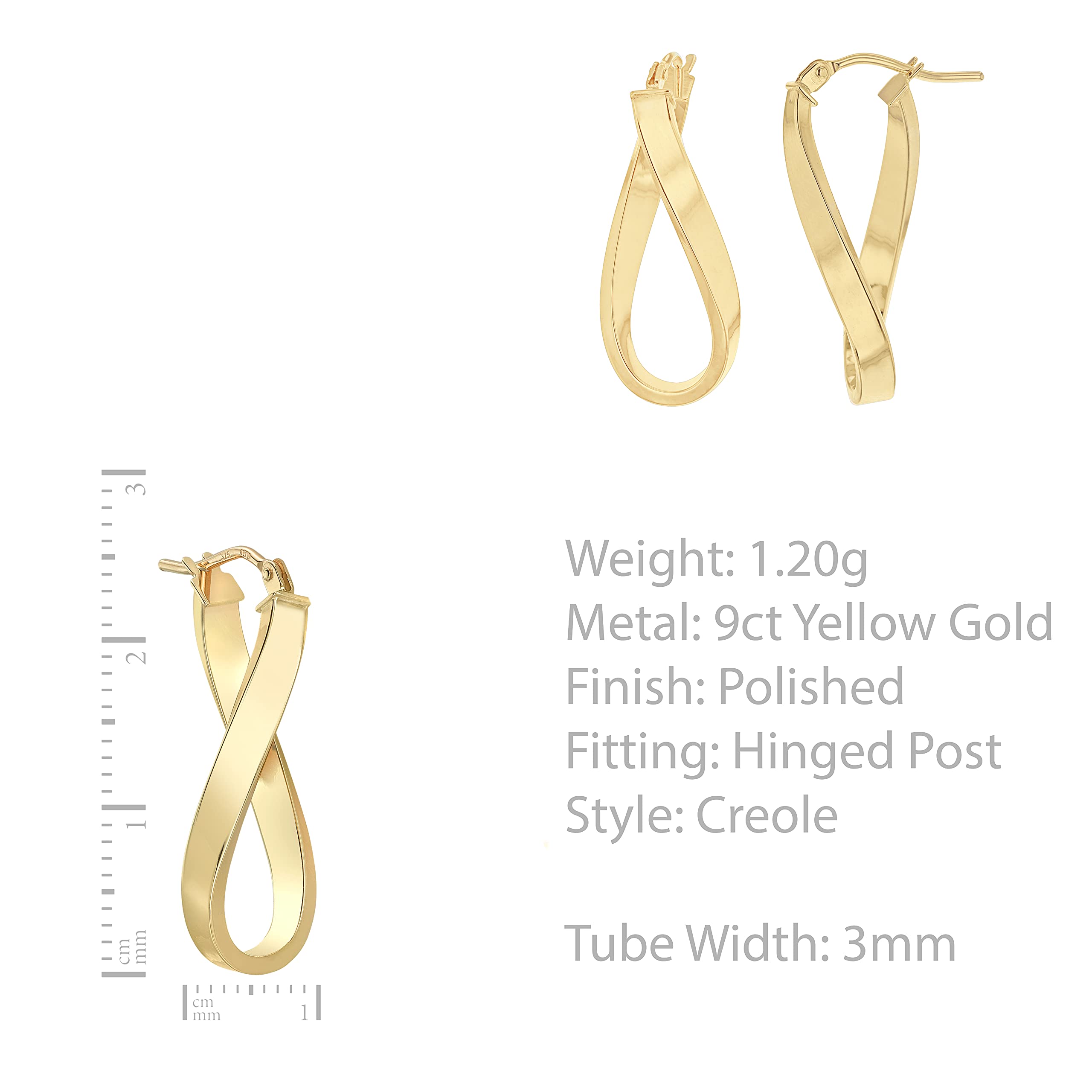 Pendientes de mujer con oro 9K (375)