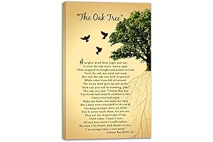 The Oak Tree Poem Wall Art: Where Inspiration Takes Root