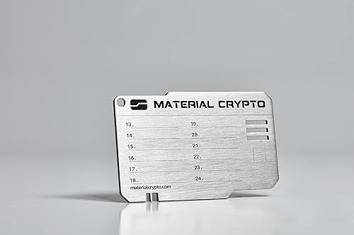 Miniatura 3 de Material Crypto DIY  Cartera de criptomoneda de acero indestructible  Compatible con Seed Phrase, Ledger, Trezor, Ethereum, Keystone, etc