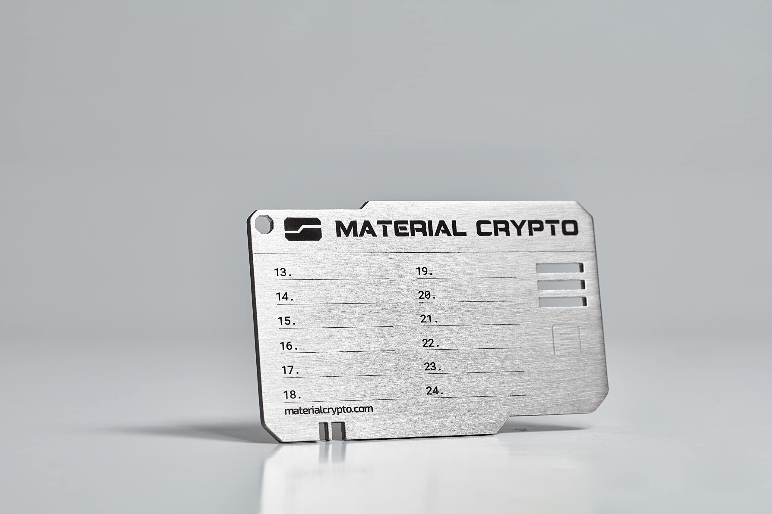 Hors Ligne Sécurisé Coffre Fort Crypto ELLIPAL - Acier Inoxydable 316 -  Stockage Seed Phrase 24 Mots - Compatible Ledger/Trezor Ledger Trezor