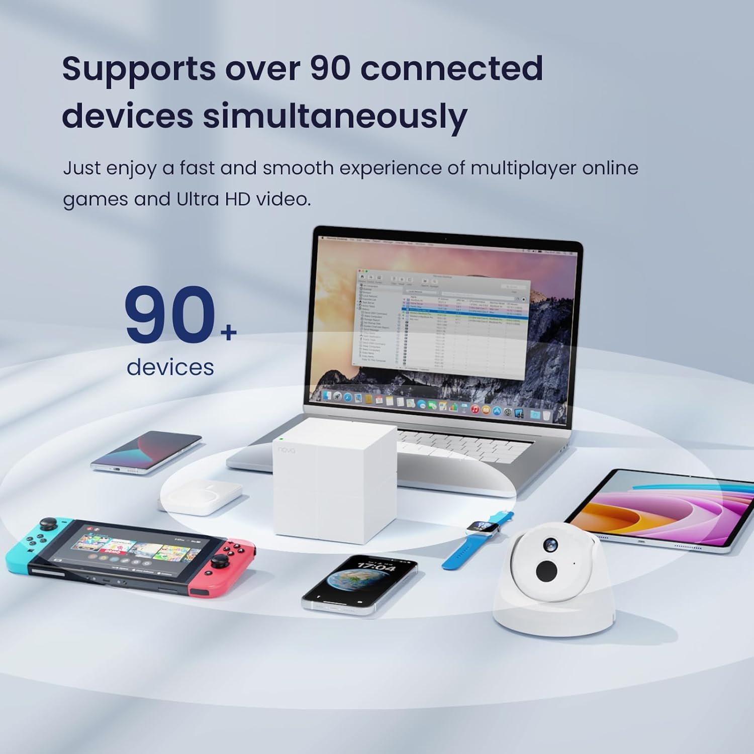 Tenda Nova Mesh WiFi System MW6 - Covers up to 4-6 Bedroom Houses- AC1200 Whole Home WiFi Mesh System - Gigabit Dual-Band Mesh Network view 5
