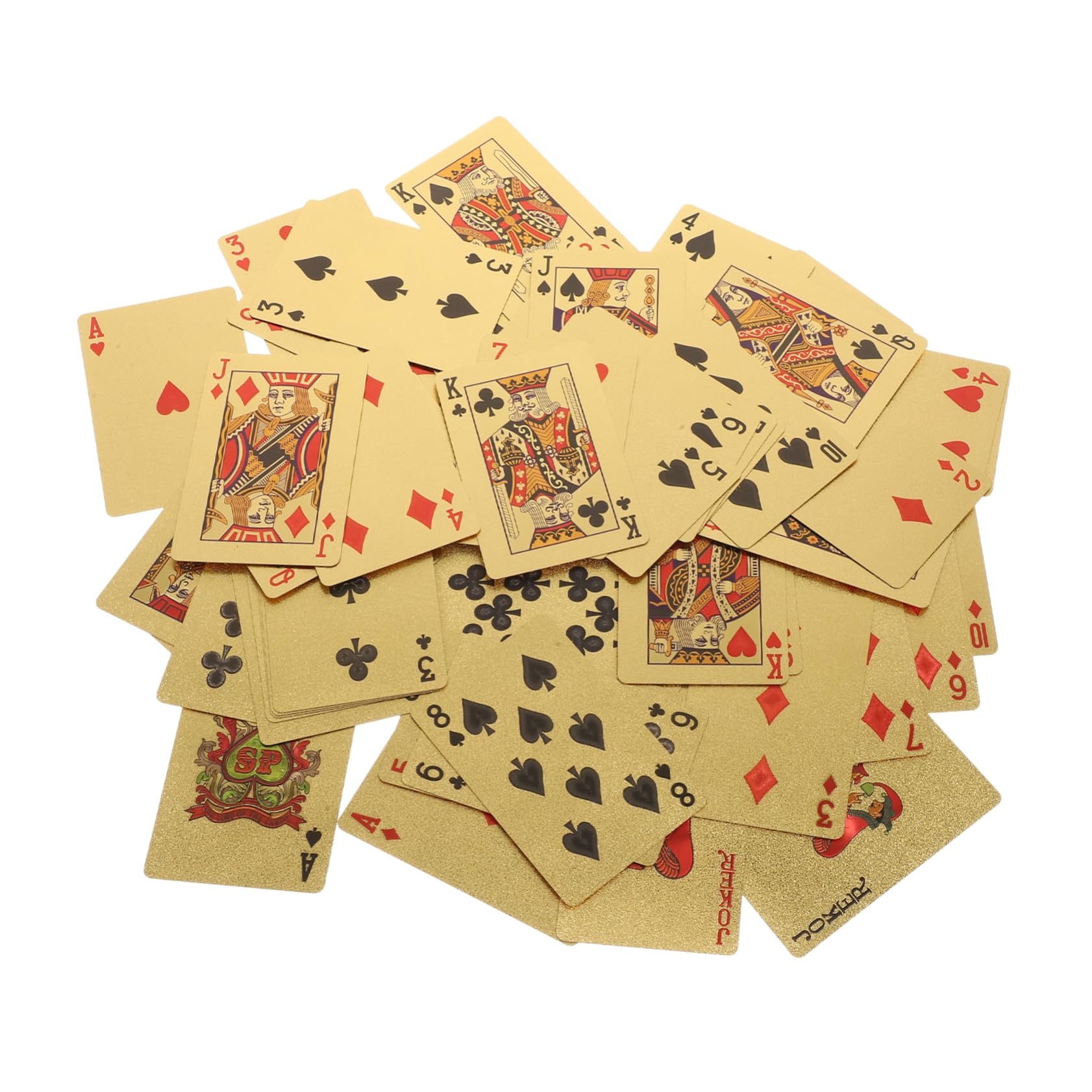 Abaodam Cartas De Póker De Plástico Impermeables para Fiestas y Reuniones Familiares Accesorios De Divertidos De Cartas Portátil y Duradero