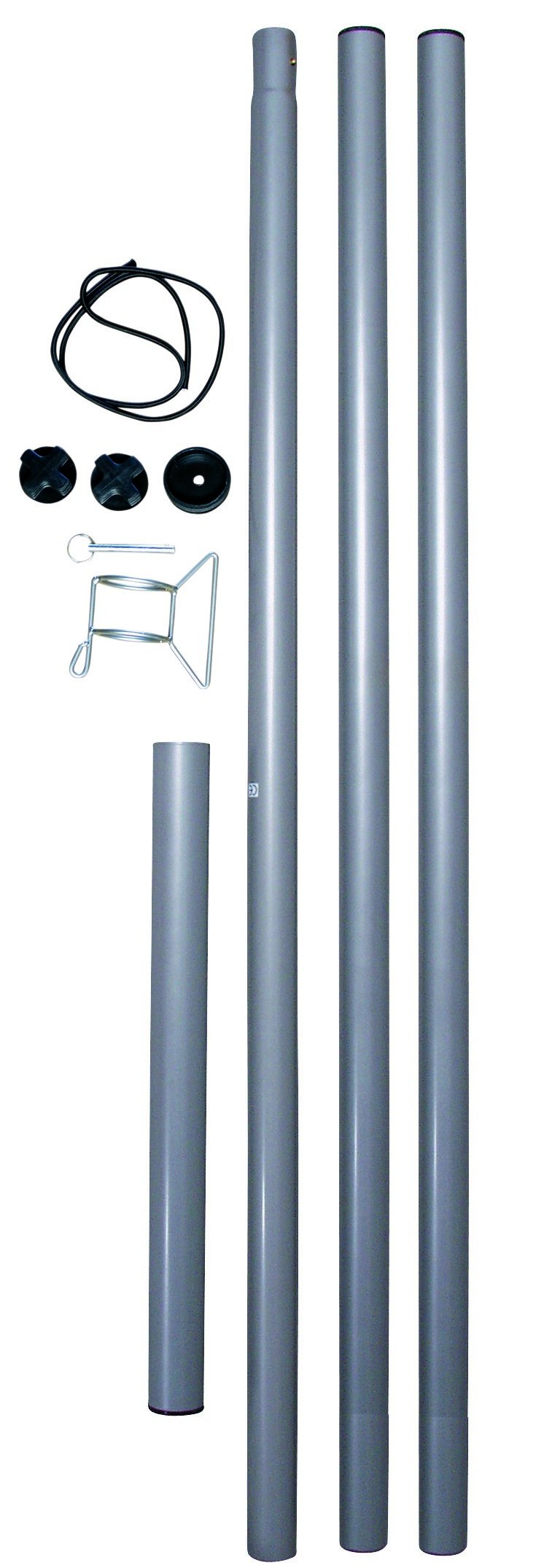 Amazon.de: Sonnensegel Stahlmast-Set 2,5m hoch, 5tlg. Mast Segel