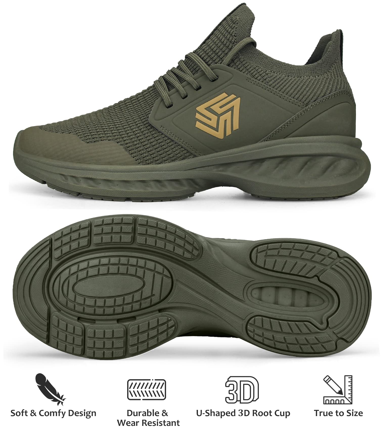 Giniros Sneakers Donna Scarpe Running Ginnastica Donna Corsa Camminata Trekking Tennis Outdoor Fitness Sportive Palestra Scarpe da Lavoro Leggere Traspiranti Casual Scarpe Comode Donna per Jogging