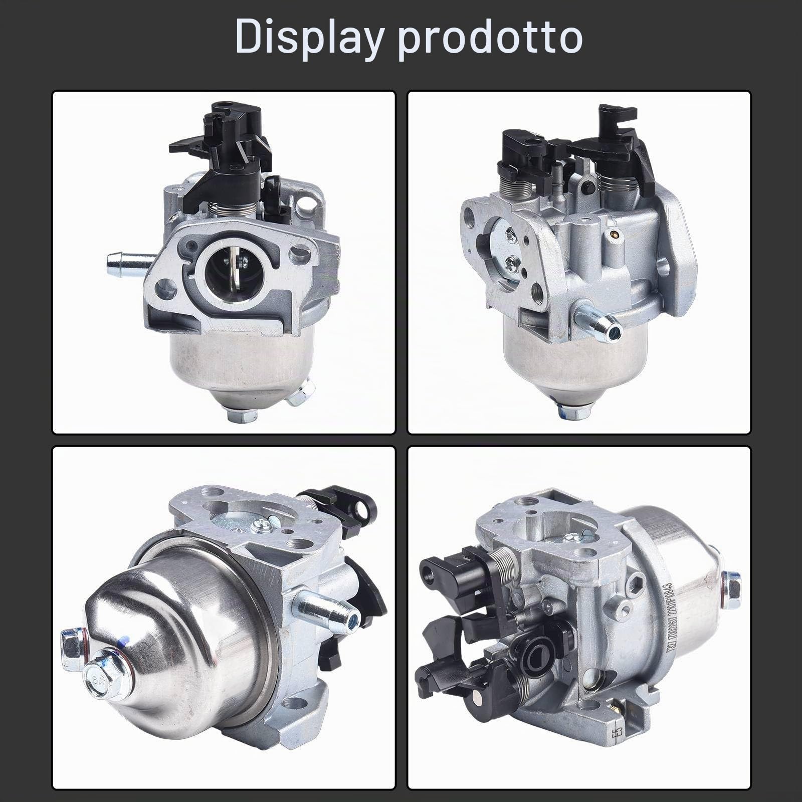 1 Pezzo Carburatore, Compatibile con Motore Tosaerba MOUNTFIELD ST120 118551489/0, Sostituisce Numero di Parte 03227
