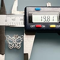 Vista 5 de Collar de mariposa de plata esterlina, collar de regalo motivacional inspirador, regalo de mejor amigo, regalo de graduación 2025, 18 pulgadas