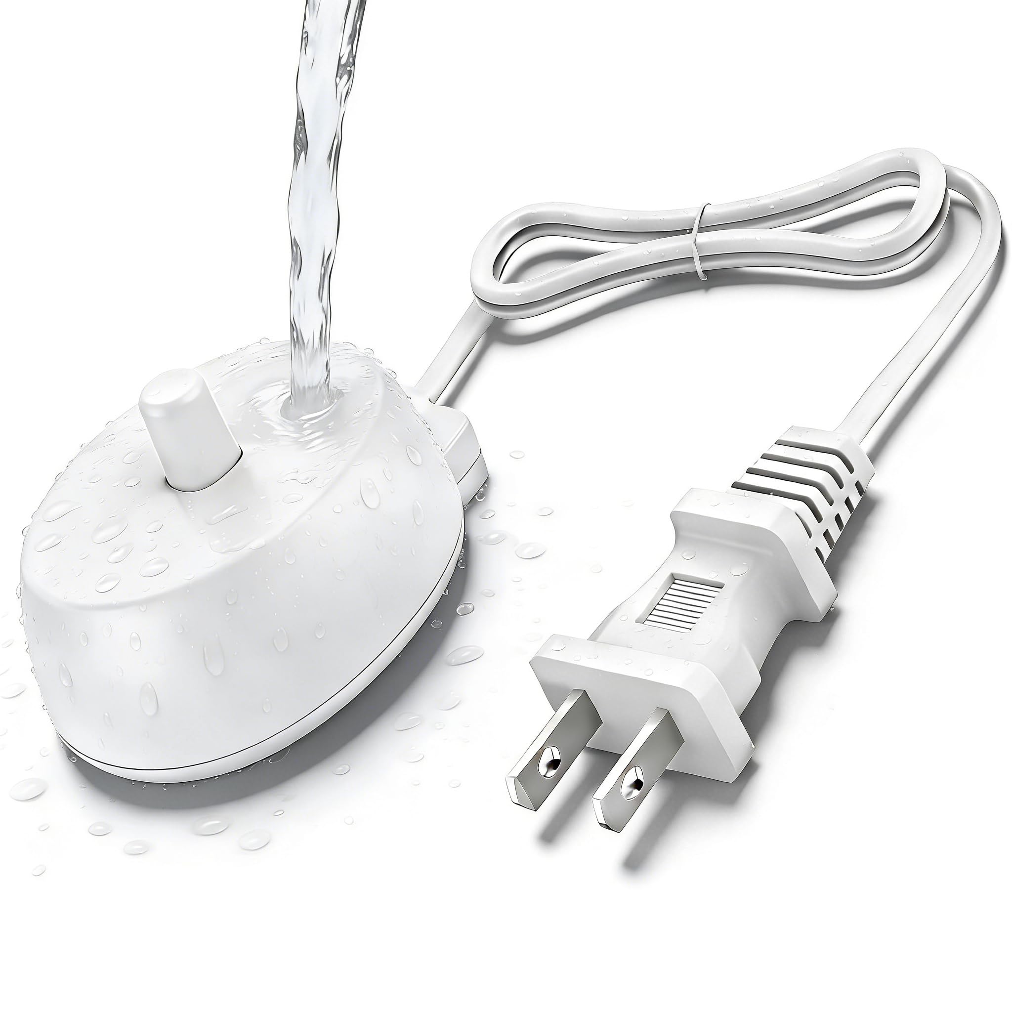 Cargador de Repuesto para Base Oral B Compatible con Cepillo de Dientes eléctrico Braun IO Series 3 4 5 6, 3757, 1000, 1500, 2000, 3000, 5000, 7500, Genius, Cable de alimentación Impermeable