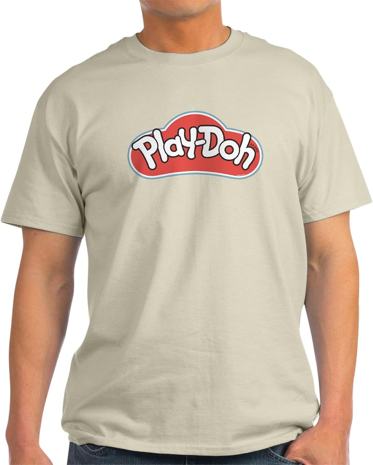 CafePress Play Doh: Logo Men's Value T Shirt Men's 100% Cotton, Classic Graphic White T-Shirt