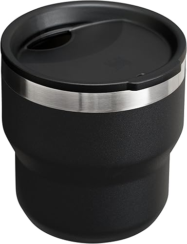 Miniatura 3 de STANLEY Stay-Hot Taza de Campamento Apilable de 10 onzas  Tapa para Bebida a Presión  Taza para Café, Té y Bebidas  Taza de Café Aislada de Acero