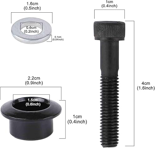 Miniatura 2 de TOMALL Kit de tornillos de fijación de horquilla delantera Accesorios de montaje de tornillos adecuados para Xiaomi Mijia M365 Scooter eléctrico