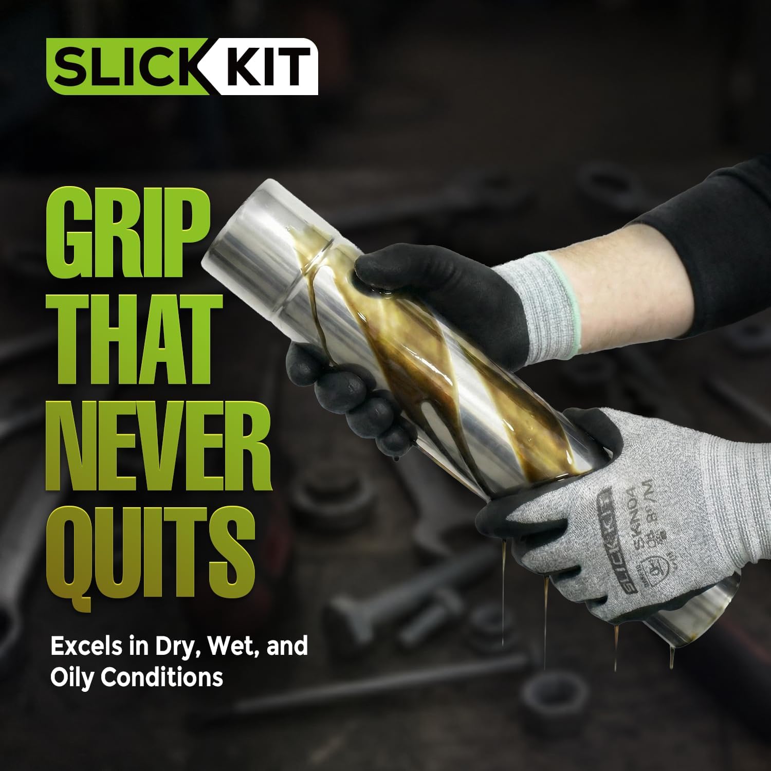 MicroFoam Nitrile Coated Work Gloves 6 Pairs, Superior Grip & Dexterity, Seamless Knit Liner, Breathable, Versatile