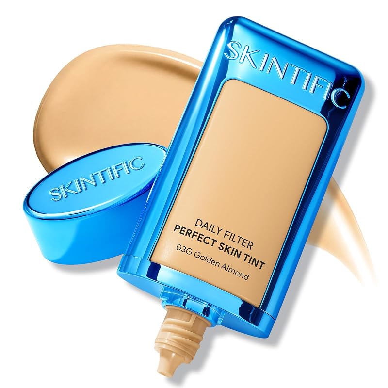 SKINTIFIC Daily Filter Perfect Skin Tint, #03G Golden Almond