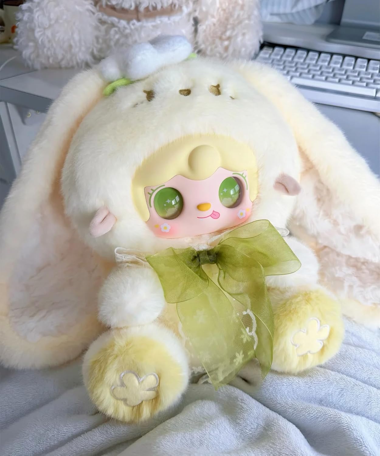 CALEMBOU Plush Blind Box, Kawaii Yooki Bunny's Florall Fragments Series Stuffed Blind Box, Kawaii Mystery Vinyl Plush Collectible for Birthday Christmas - Image 3