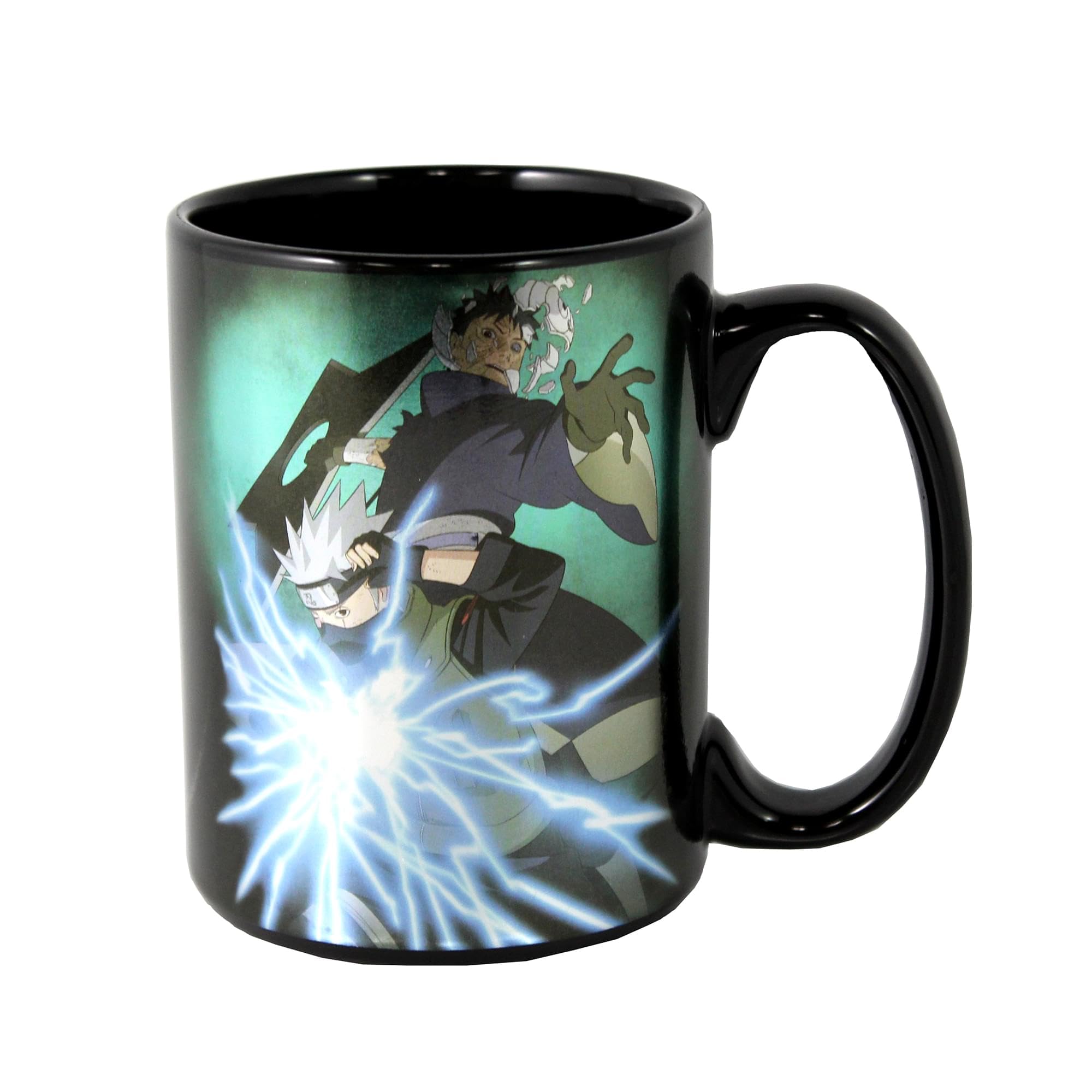 JUST FUNKY Naruto Shippuden Kakashi and Obito 16 Ounce Ceramic Mug