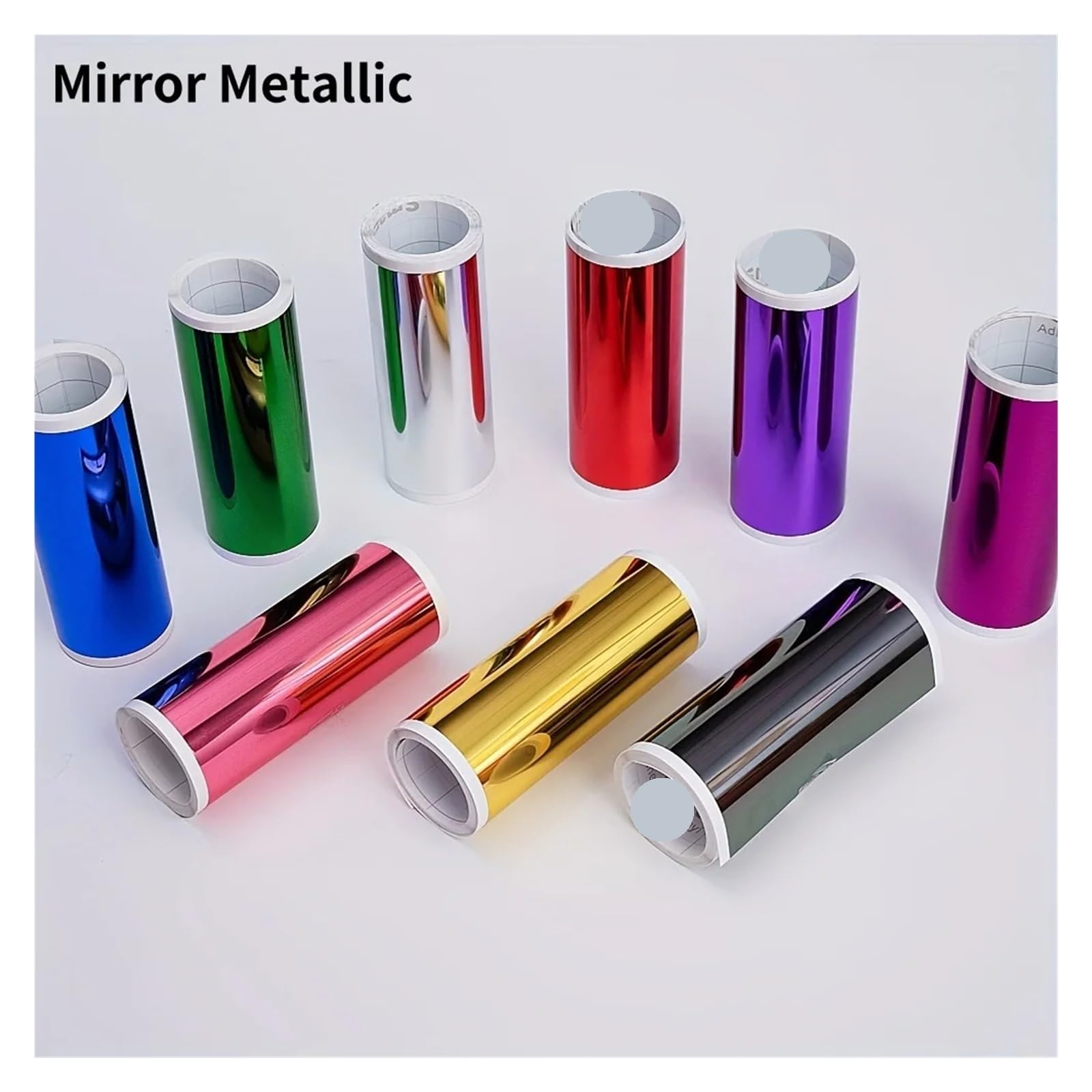 Vinylfolie 1 Rolle Chrom-Permanent-Vinyl
