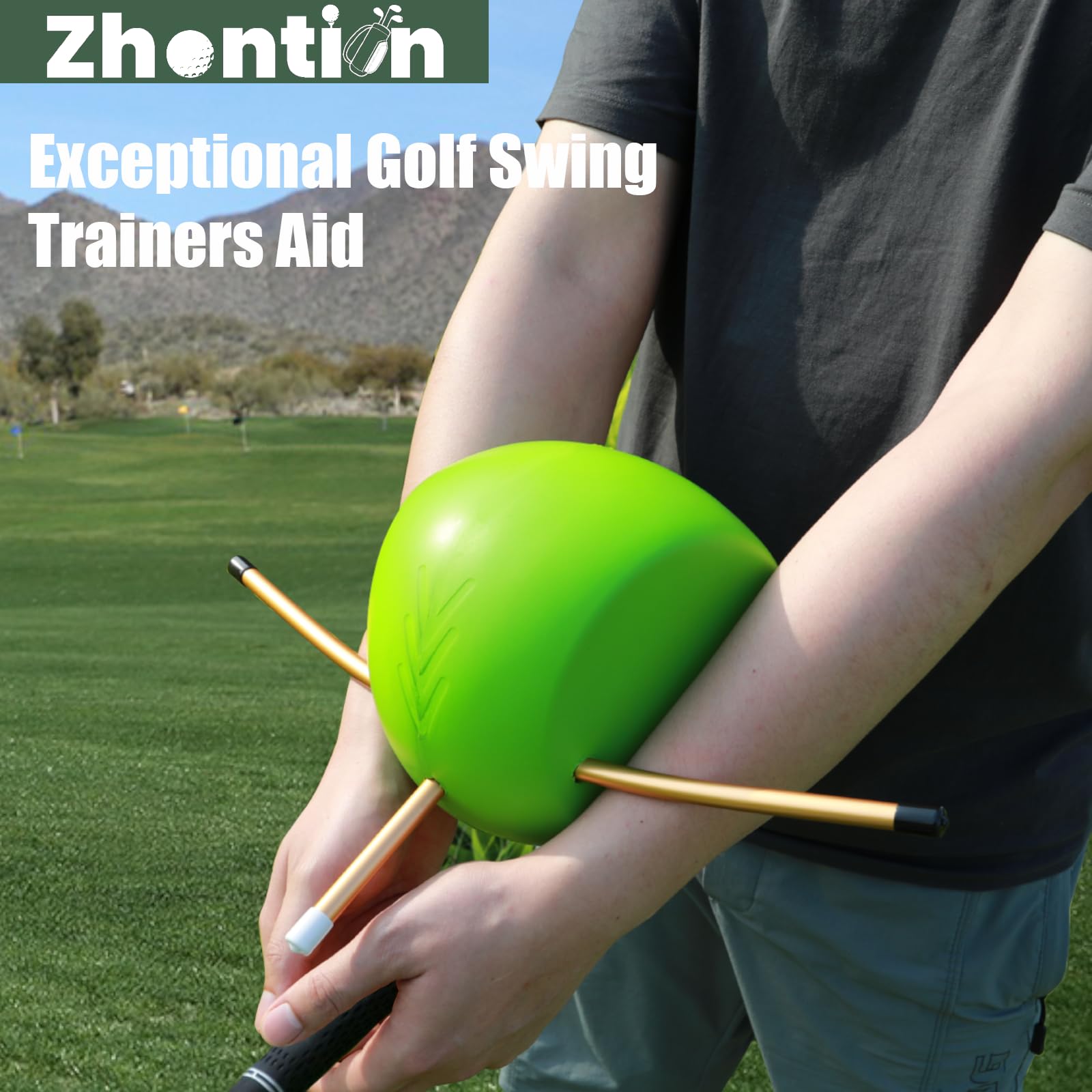 Golf Swing Trainers Aid in Improving Hand Positioning, Smart Ball Golf Training Aid for Posture Correction Practice. Golf Swing Trainers Are Suitable for Golfers at All Levels, From Beginners To Pros