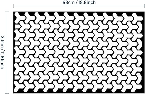 Miniatura 2 de Paquete de 2 láminas autoadhesivas para faros delanteros, color Y cuadrícula, para luces traseras, autoadhesivas, de 18.89 x 11.81 pulgadas, color