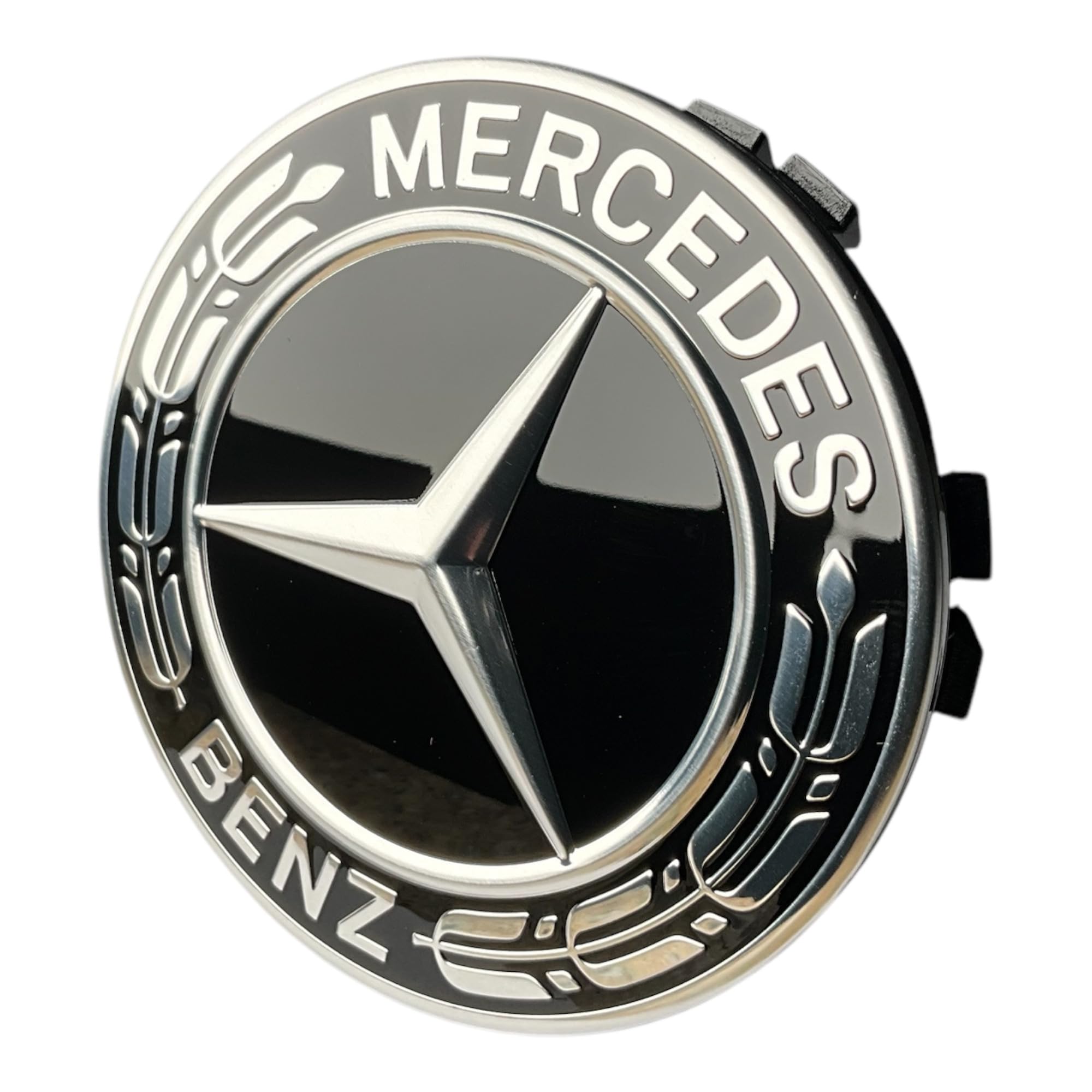 Mercedes-Benz Collection Radnabenabdeckung | Stern Mit Lorbeerkranz | Schwarz