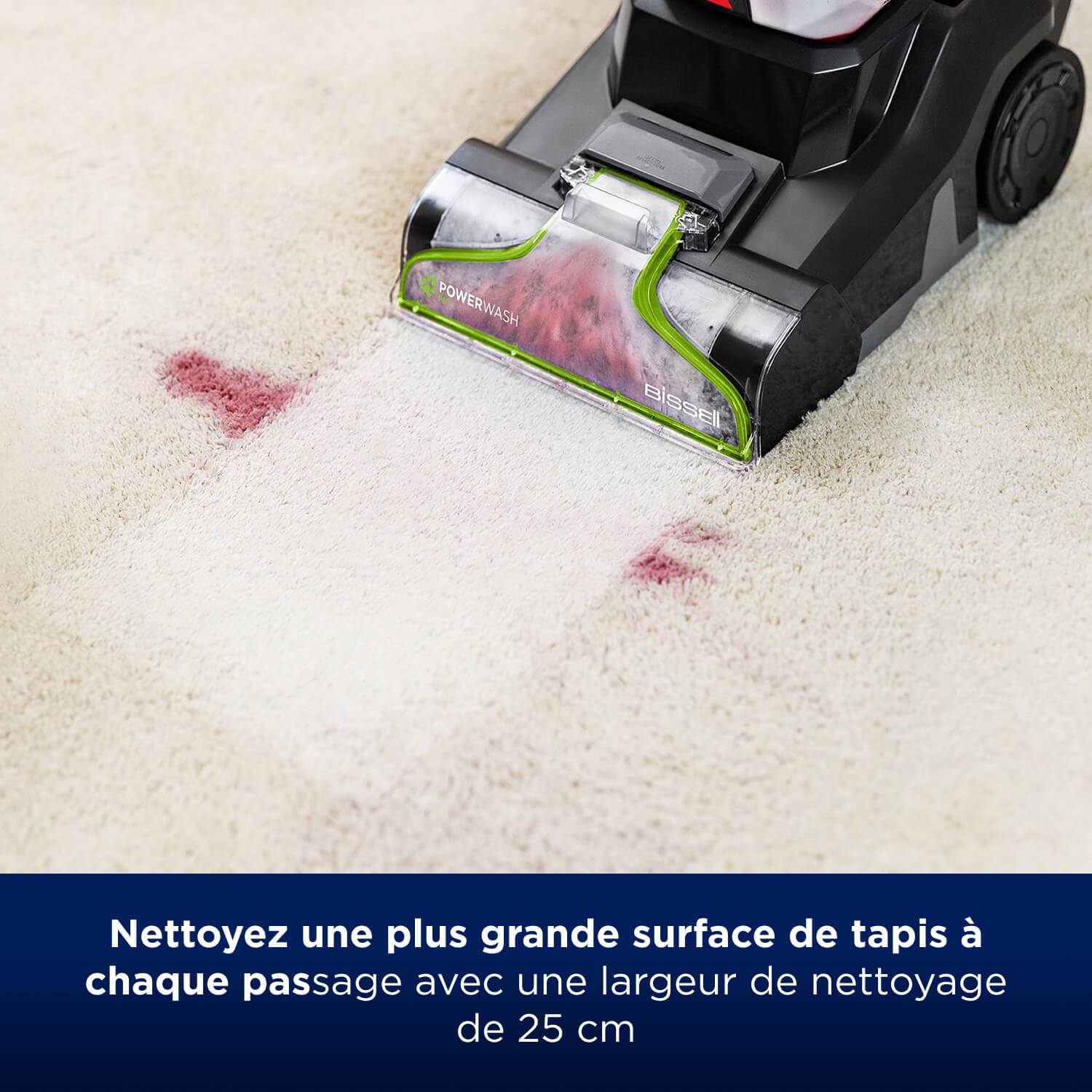 BISSELL PowerWash Pet, Nettoyeur de Tapis, Shampouineuse Idéal pour les Propriétaires d'Animaux, Appareil de Nettoyage, Nettoyeur Canapé Tissu, Moteur Puissant de 600W, Légère, 3878N