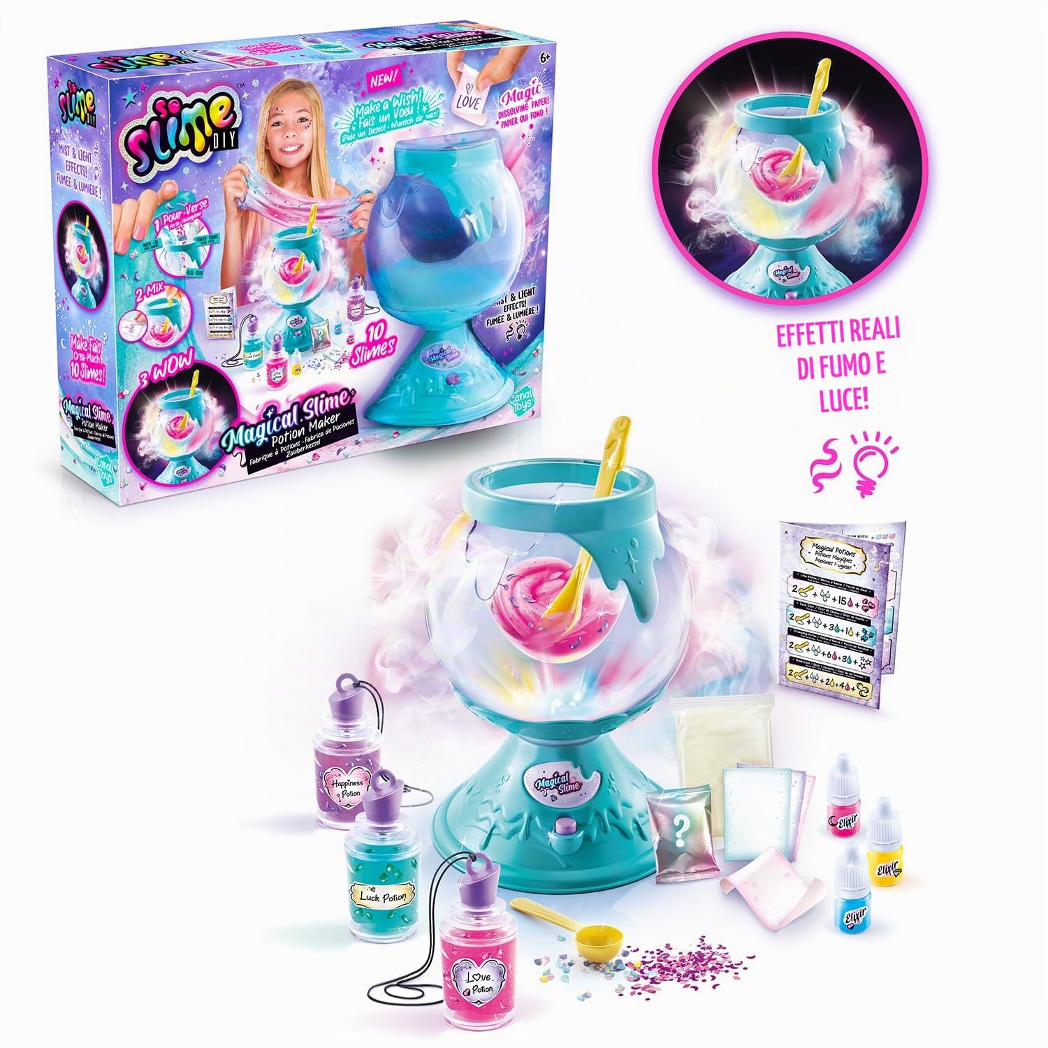 Canal Toys - Magical Slime - Slime Super Calderone Magico - SSC196, Multicolore