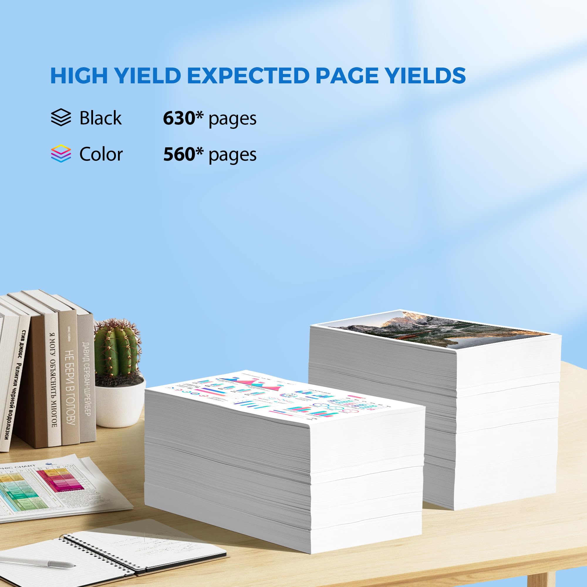 Redsee 540XL 541XL Ink Cartridges Twin Pack Replacement for Canon 540 and 541 Ink Cartridges PG-540XL Black and CL-541XL Colour for Canon Pixma TS5150 TS5151 TS5100 MG3600 MG3650S MG3250 (2 Pack) - 4