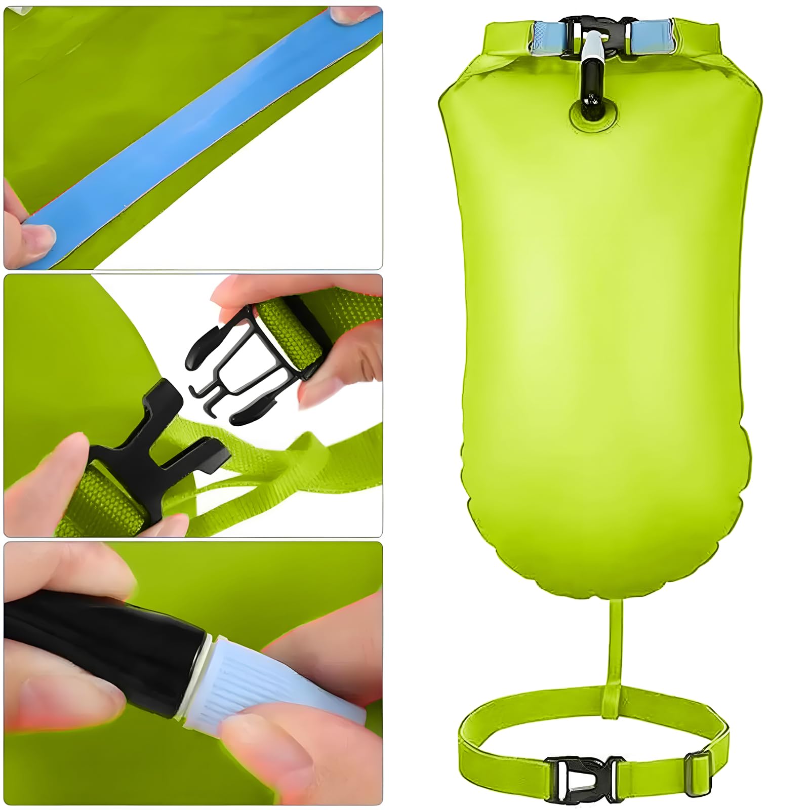 Appmoo Schwimmboje - Leichte Sicherheitsboje Mit Trockenbeutel Für Open Water Schwimmer