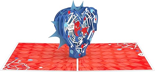 Miniatura 9 de Lovepop Marvel's Spider-Man - Paquete increíble de San Valentín, 5 x 7 pulgadas, tarjeta emergente, 1 ramo de flores de papel de 10 x 7.5 pulgadas,