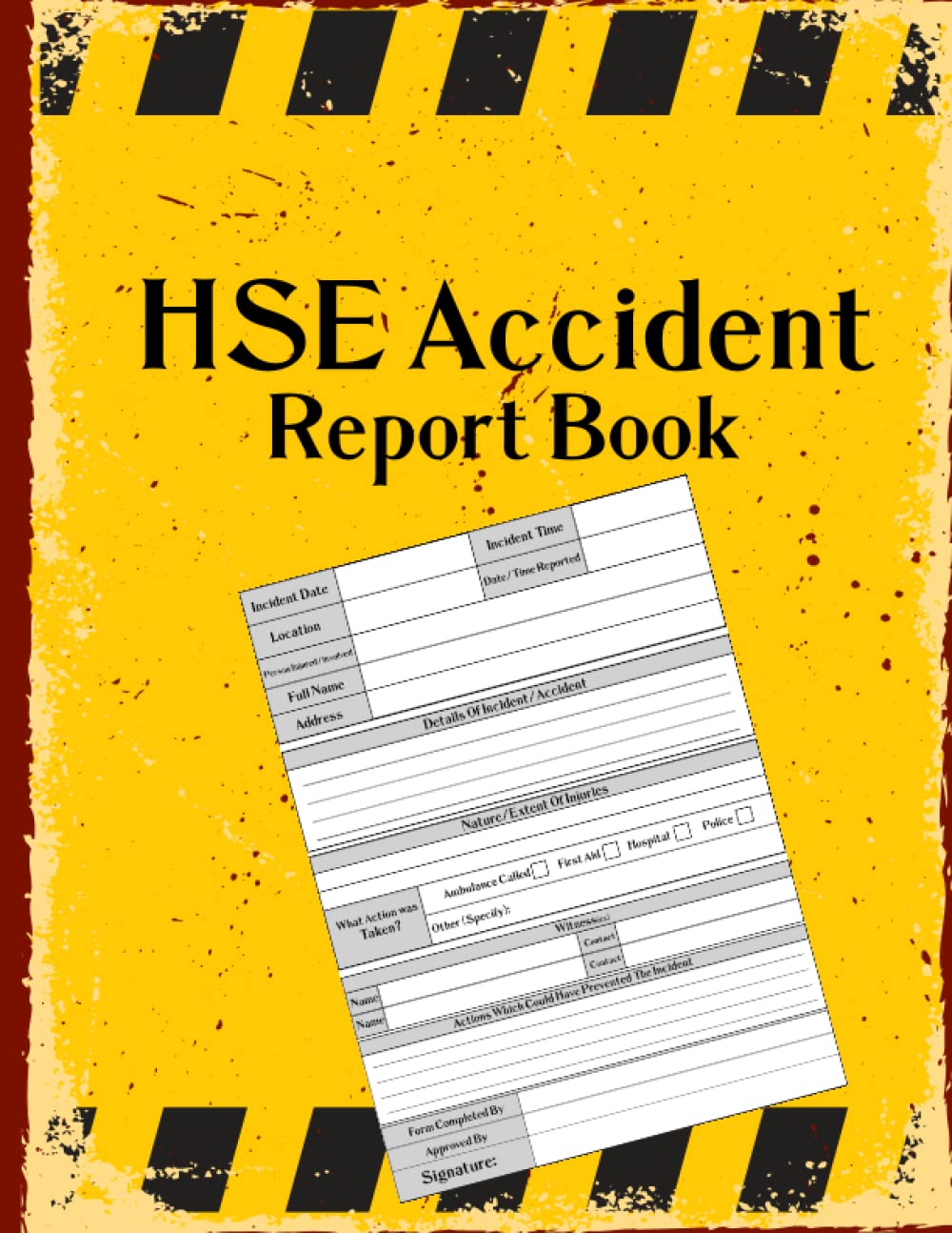 Buy HSE Accident Report Book Incident Report Log Book, Track All Your