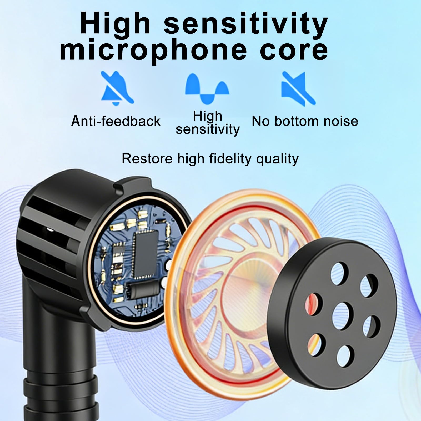 Microfono senza fili, microfono UHF, microfono senza fili, ricaricabile, microfono senza fili, raggio di 50 m, microfono ad archetto per lezioni, guida di viaggio, amplificatore vocale