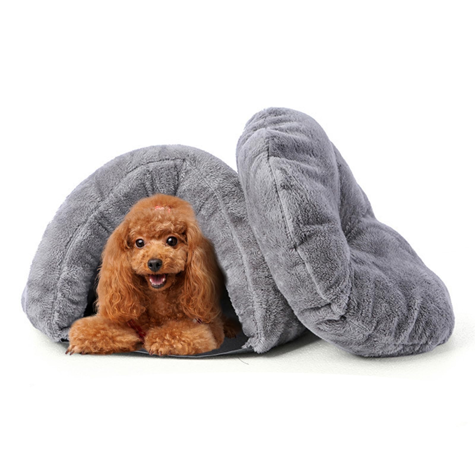 PETCUTE Camas para Perros Gatos Saco de Dormir para Perros cálido Cuevas casa para Gatos Nido de Gato caseta de Perros