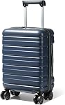 Lekesky 16 Inch Carry On Luggage for Airplanes - Hard Shell Suitcase with TSA Lock, Detachable Spinner Wheels Lightweight ABS Carry On Suitcase for Travel Weekend Trips Men Women, Blue