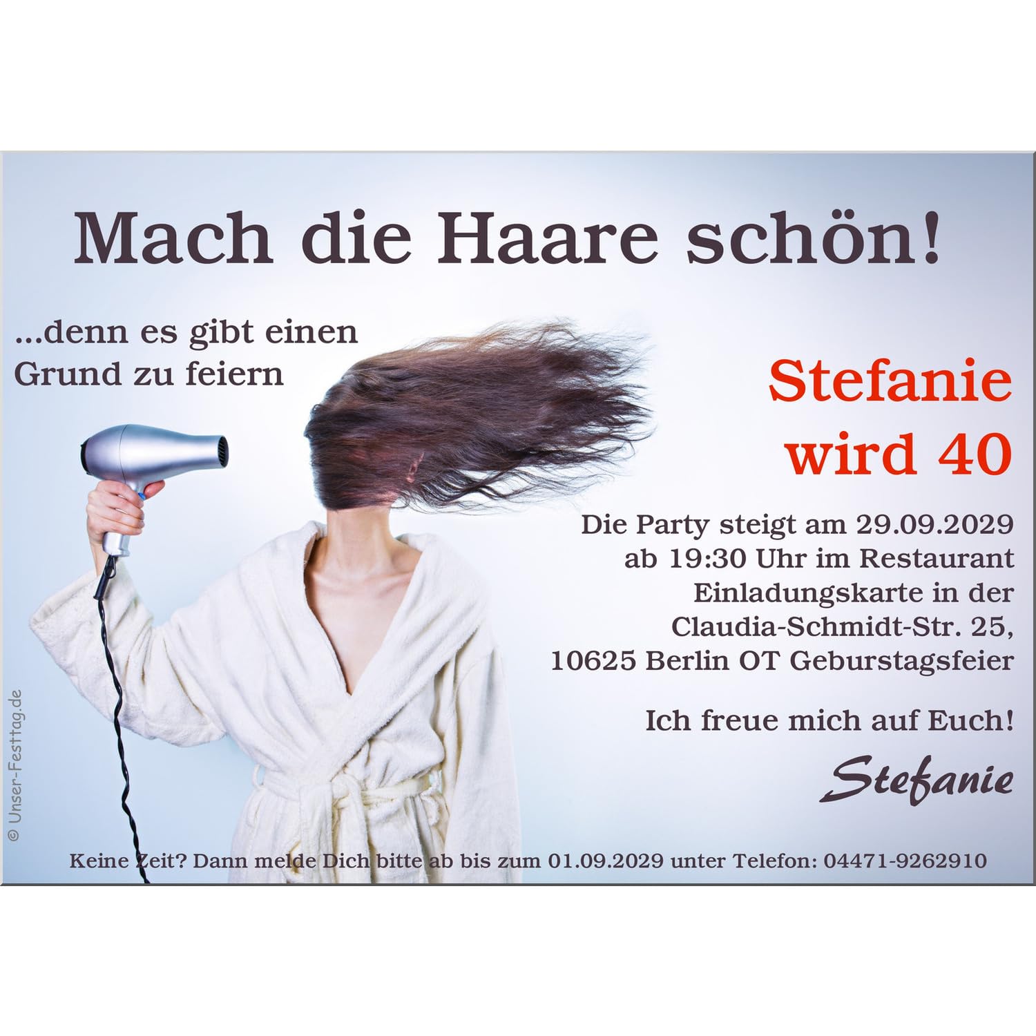 30 x Partyeinladungen Silvesterparty Geburtstagsparty Weihnachtsfeier