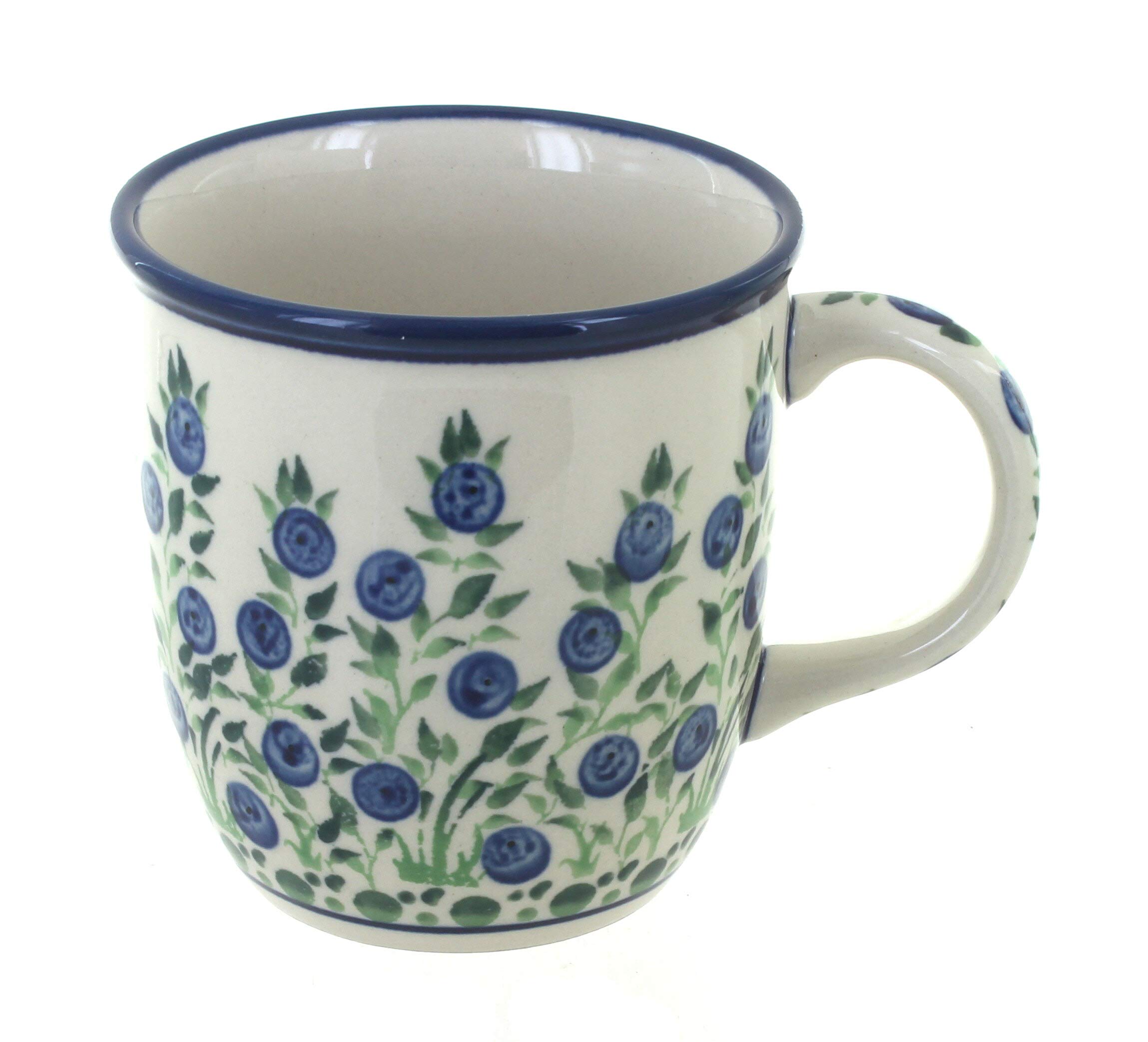 Blue Rose Polish Pottery Porcelain Vine Coffee Mug : Amazon.ca: Home