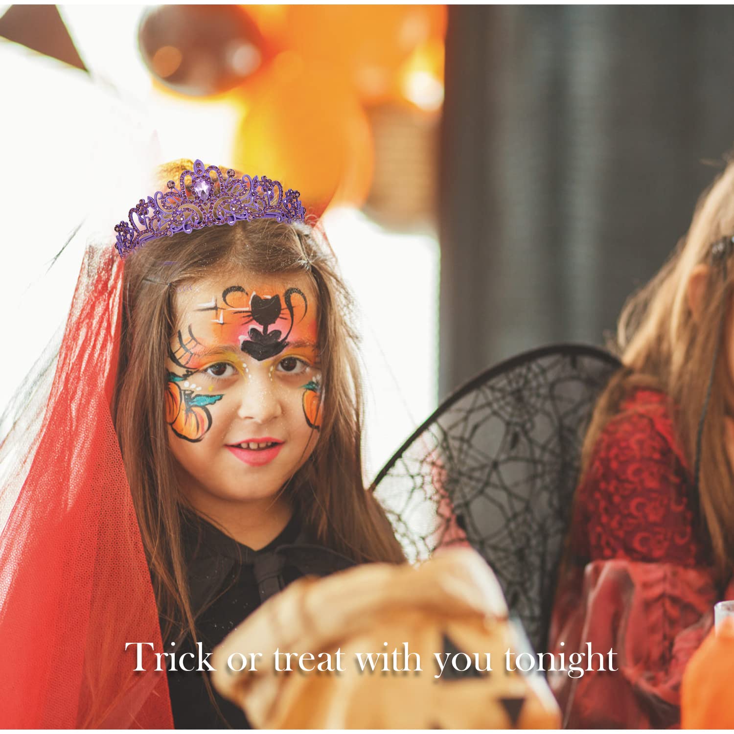 Velscrun Princess Crown, Tiara for Girls, Purple, Birthday, Classic Style, Female, Ages 1-18 - Image 5