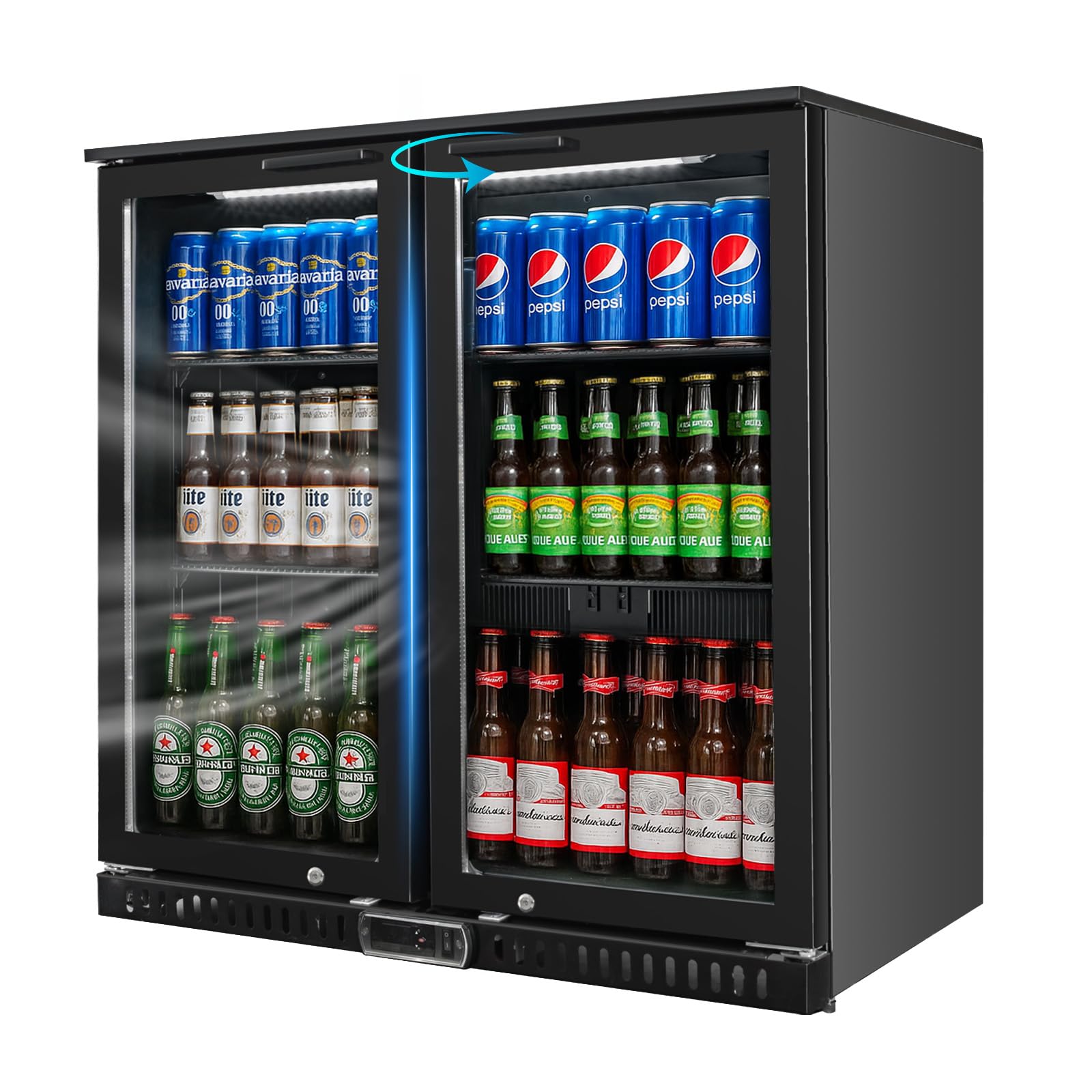Bluelinecool K-BBD350S 11.5 cu ft Beverage Cooler Black