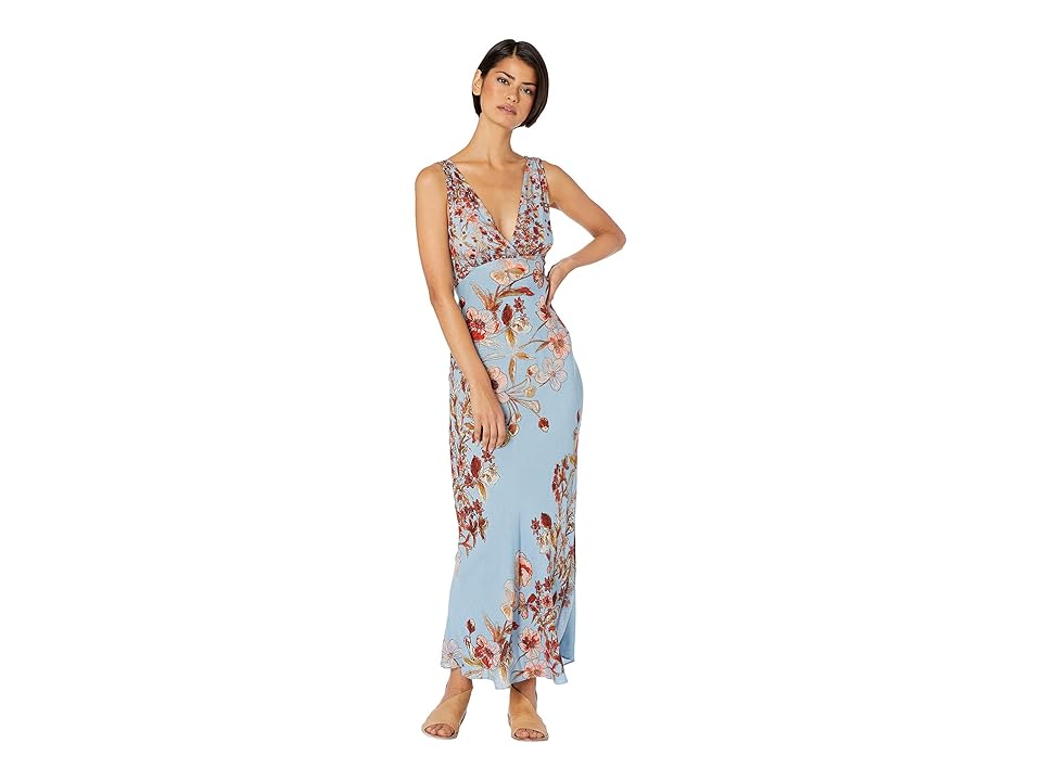 

Free People Never Too Late Maxi Dress (Blue) Women's Dress