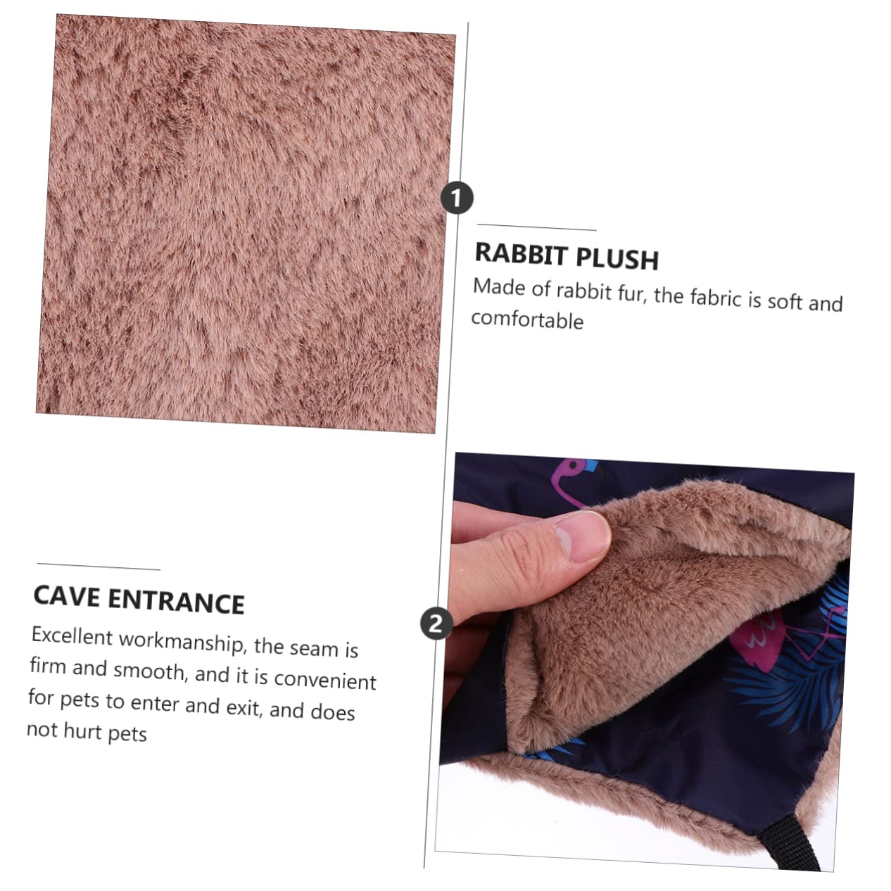 POPETPOP 2stücke Indoor Hammock Für Kleintiere Doppellagige Hängematte Weichem Fleece Warmes Schlafbett Für Hamster Frettchen Und Chinchillas Platzsparend Und Tragkraft