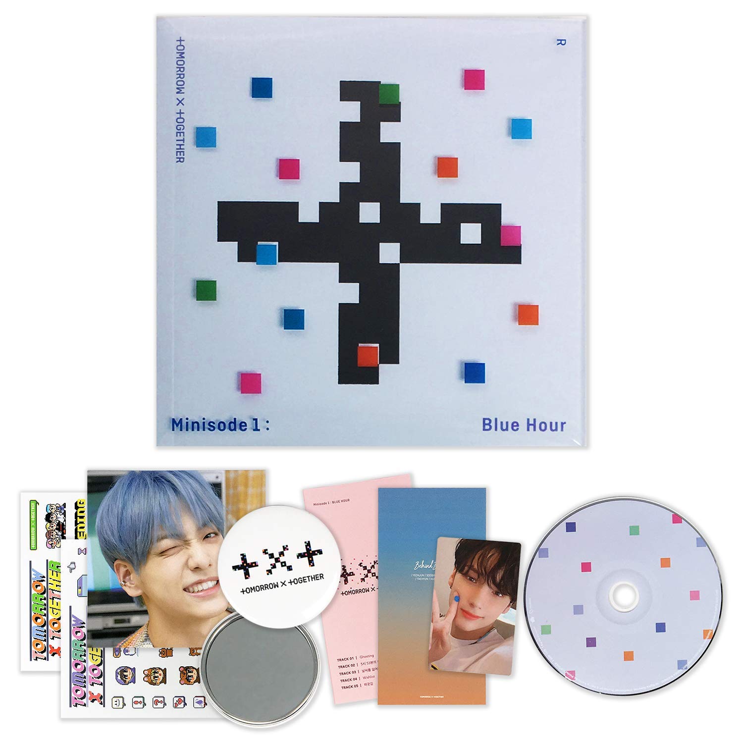 TXT Álbum MINISODE 1: Blue HOUR [R ver.] 1 CD + póster plegado (al