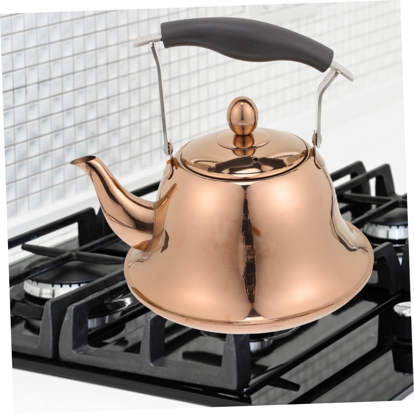 Teiera con fischio Teteras para Hervir Bollitore per acqua Bollitori per tè Piano cottura Bollitore per piano cottura con fischio Teiera per piano cottura Brocca per acqua in acciaio inossidabile P