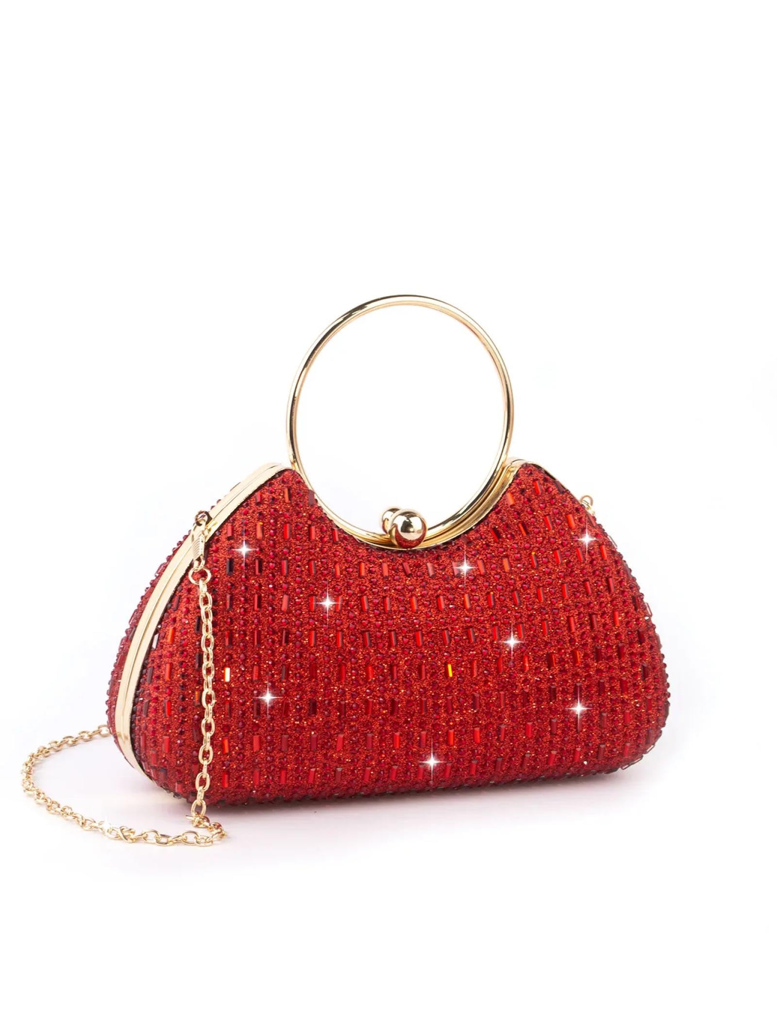 Abendtasche Damen Clutch Handtasche Glänzende Frauen Abend Taschen Frauen Satchels Crossbody-Tasche Urlaub
