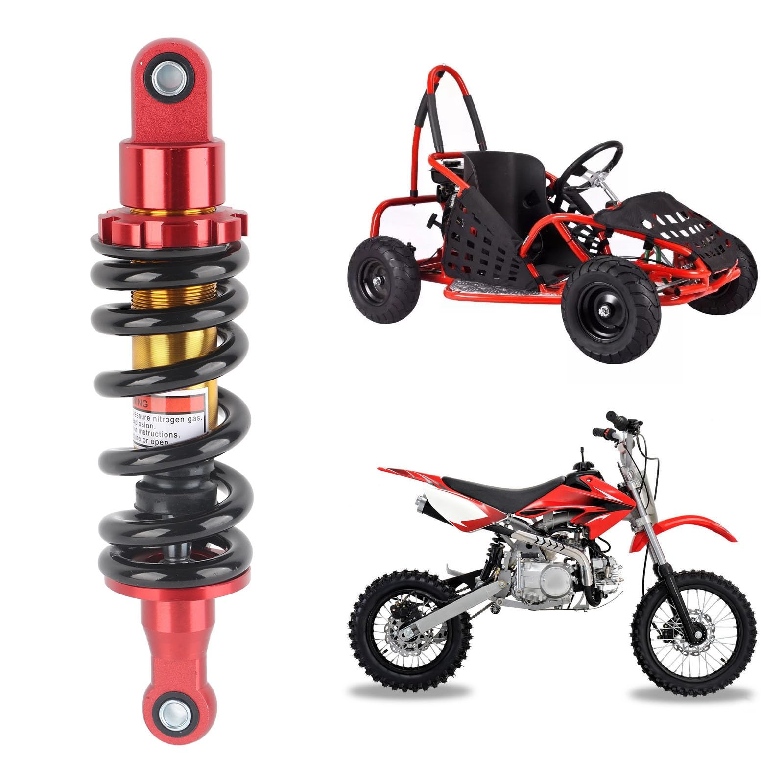 Tylny Amortyzator Sprężynowy 270 mm 11 mm Uniwersalny do Motocykli Quady